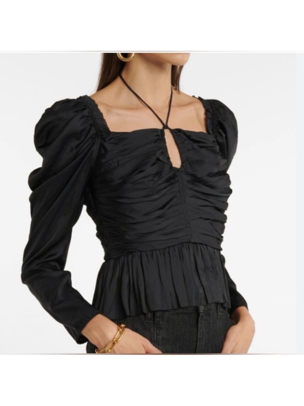Ulla Johnson Mirelle Satin Top Sz 4